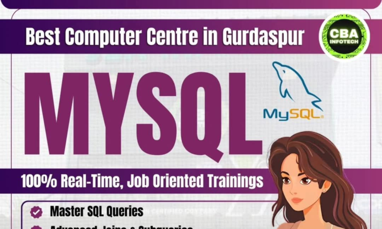 mysql at cba infotech gurdaspur