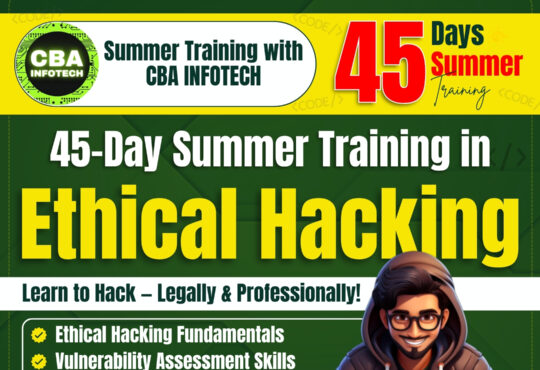 45-days summer training in ethical hacking