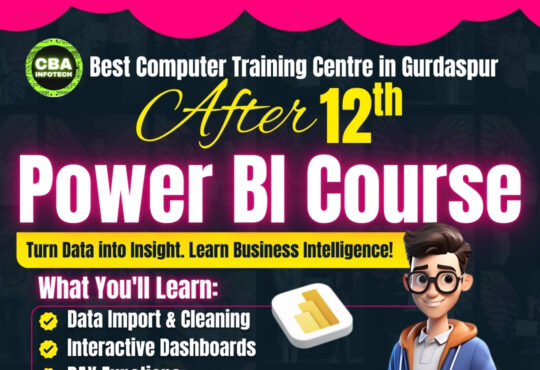 Best Computer Training Centre in Gurdaspur After 12th -Power BI