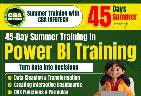 power bi training at cba infotech