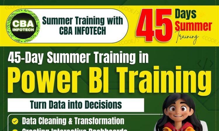 power bi training at cba infotech