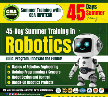 45-days summer training in robotics