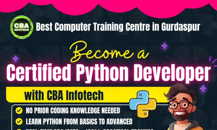 Become a Certified Python Developer at CBA Infotech