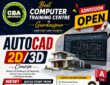 auto cad 2d 3d course at cba infotech
